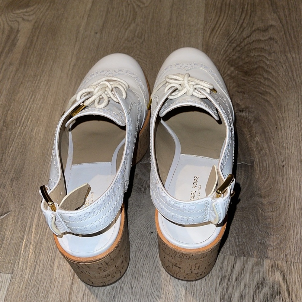Michael Kors Collection Lex Platform Oxford Slingbacks 39.5 - Picture 7 of 8